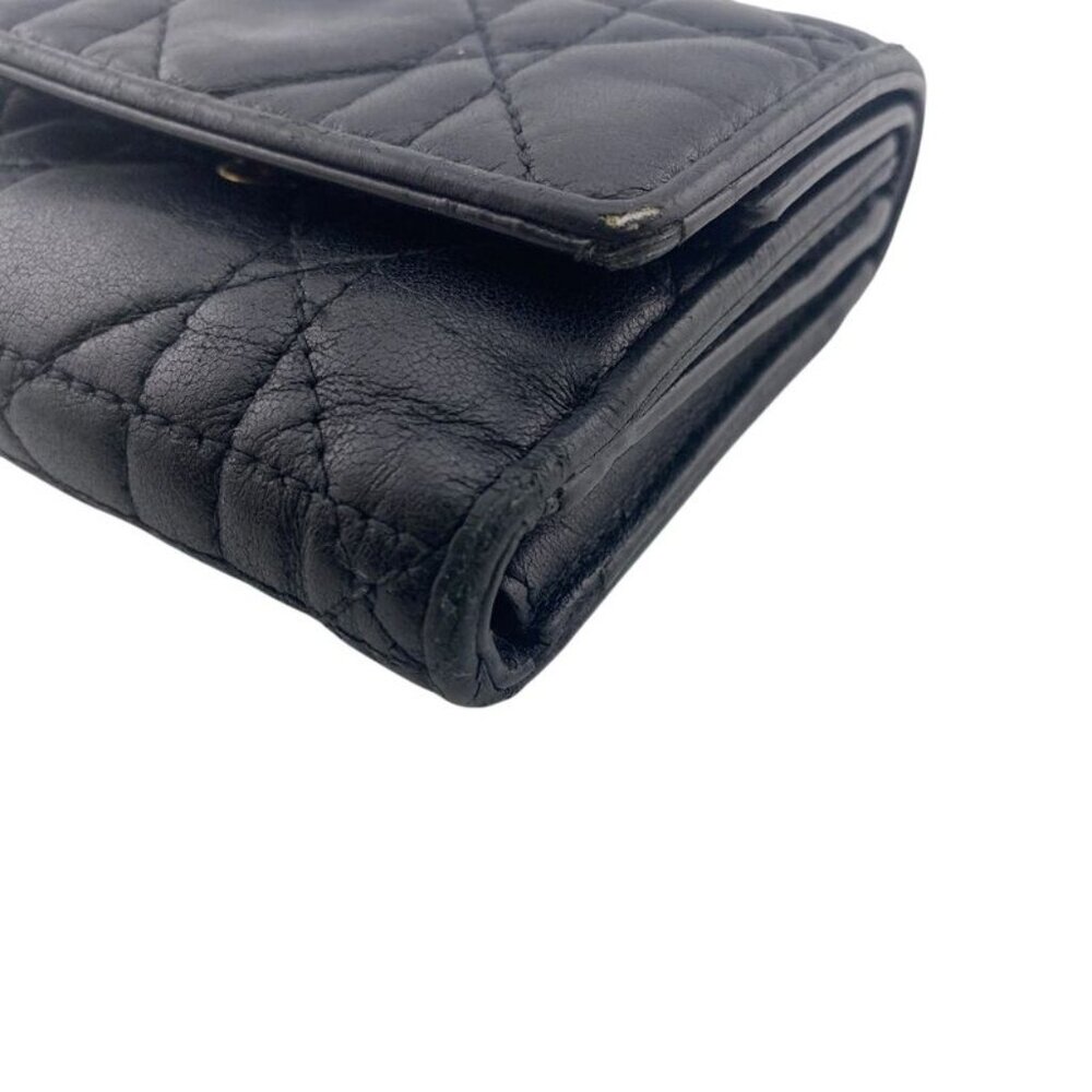 Dior Compact Wallet Lady Dior Trifold Handbag - Picture 4 of 8